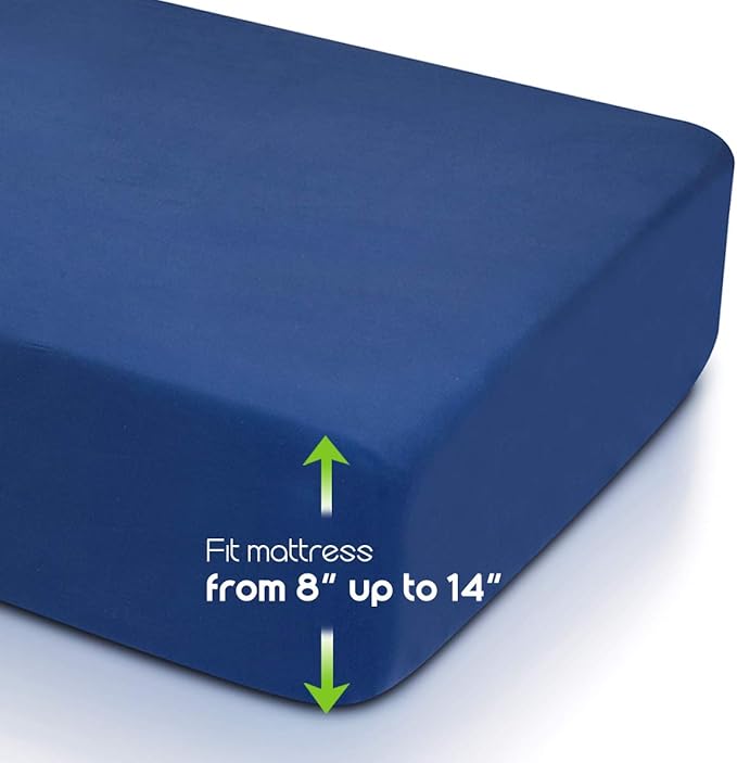 Fitted Sheet- COSMOPLUS King Fitted Sheet Only（No Flat Sheet or Pillow Shams） - Image 4