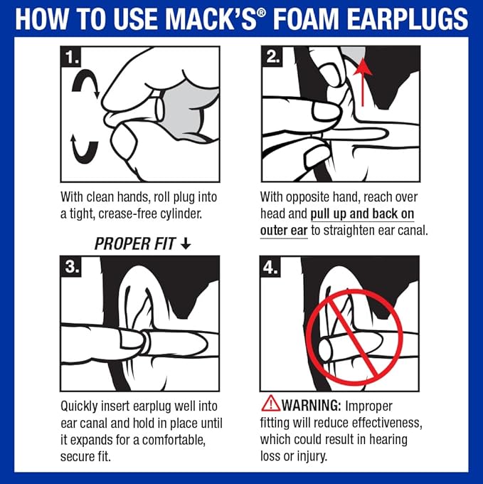 Mack's Ultra Soft Foam Earplugs, 50 Pair - Image 7