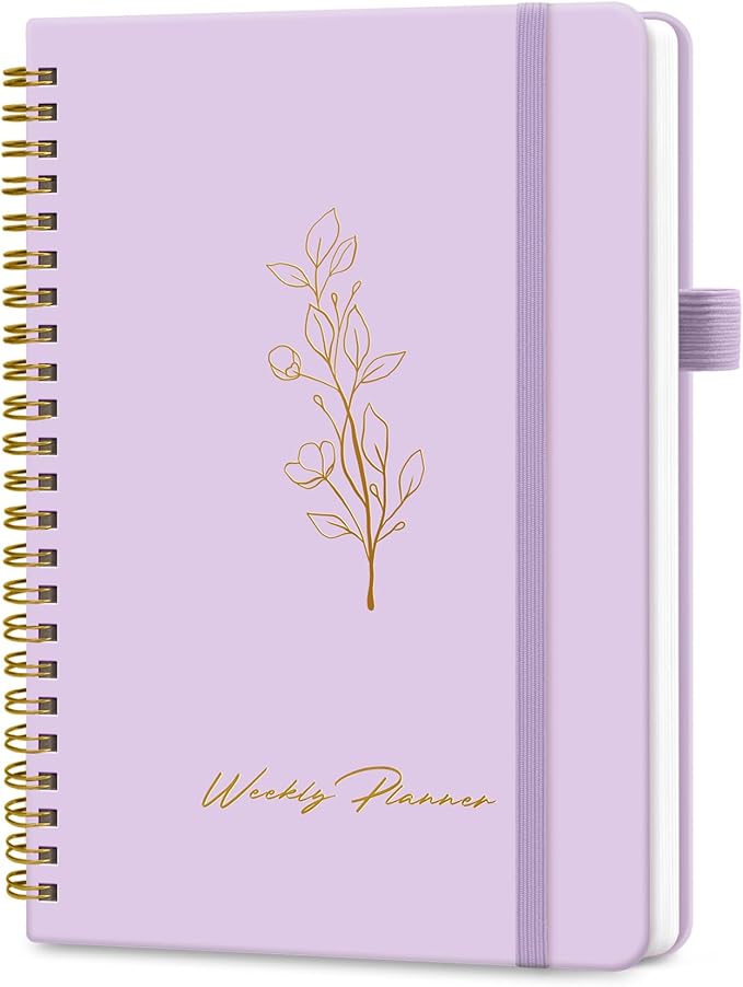 Undated Weekly Planner, Weekly To Do List Notebook by Taja
