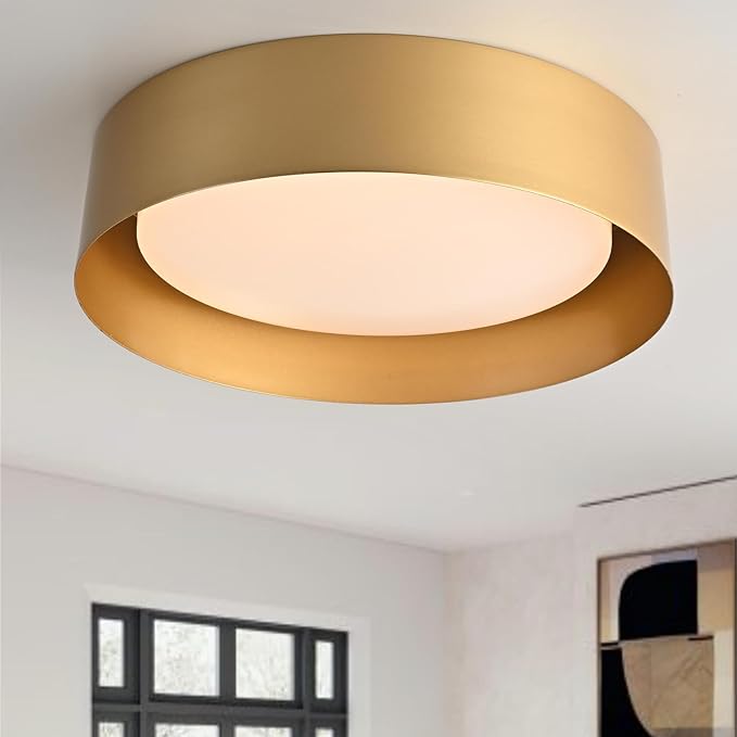 Bargeni Flush Mount Ceiling Light, 12.5 inch LED Ceiling Light Fixture by Bargeni