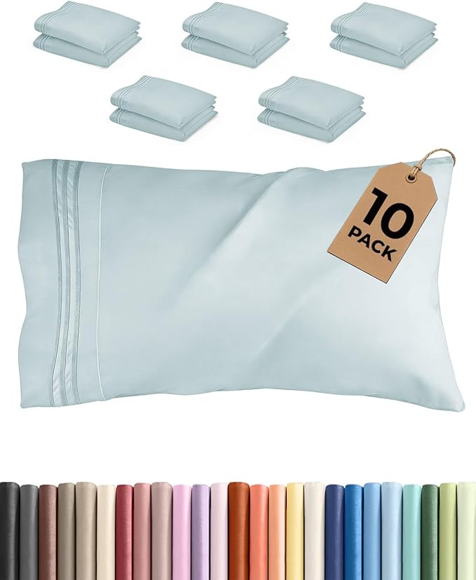 Queen Pillow Cases Set of 10 by CGKUnlimited