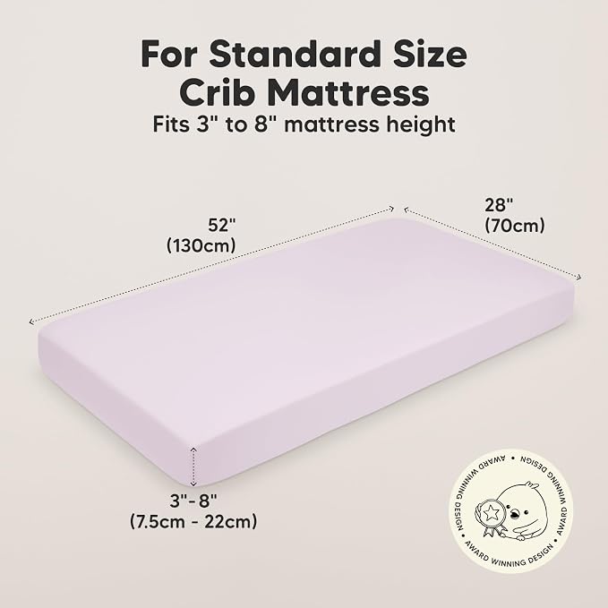 KeaBabies 2-Pack Organic Crib Sheets - Image 2