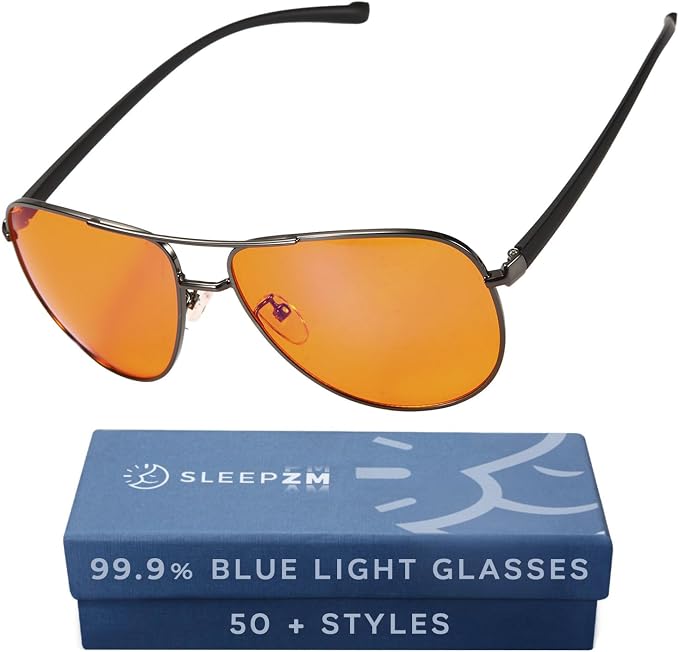 Sleep ZM Blue Light Blocking & Light Sensitivity Glasses by SleepZM