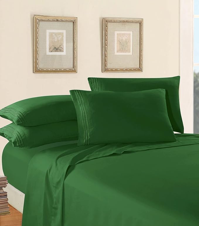Elegant Comfort Luxury Quality Microfiber 4-Piece 1500 Premium Hotel Sheet - Image 3