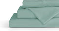 Linen Home 100% Cotton Percale Sheets Full Size, Aqua Blue, Deep Pocket by LINENHOME