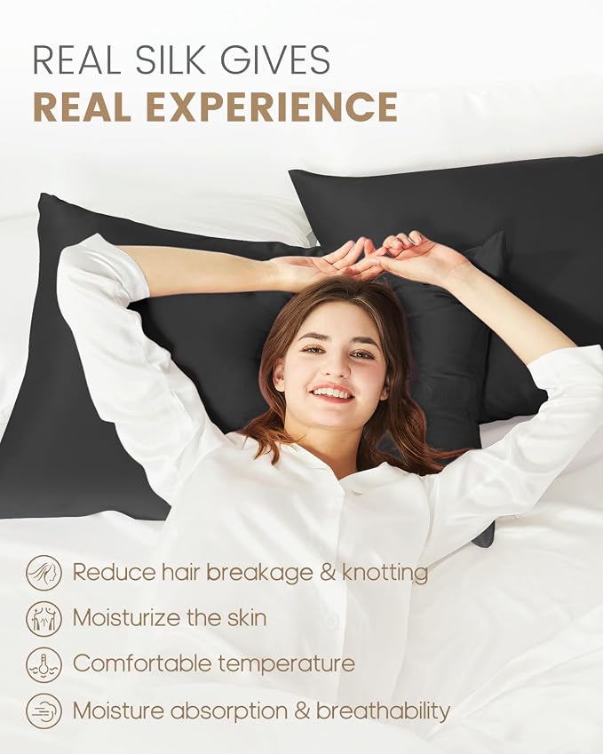 THXSILK 100% Mulberry Silk Pillowcase - Image 3