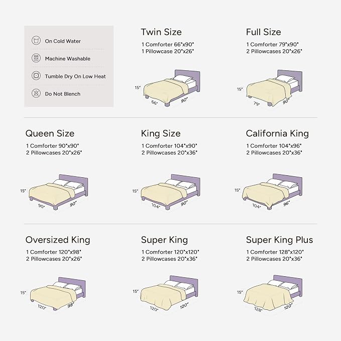 Andency Comforter Set Oversized King Dark Grey 120x120, 3 Pieces Boho Fall - Image 8