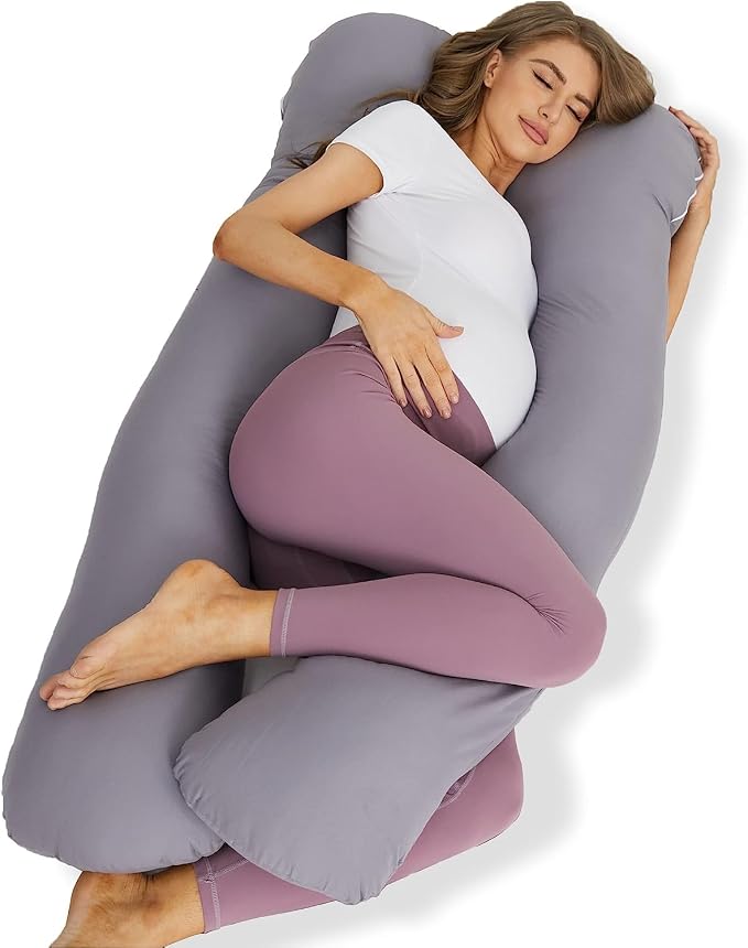 ZZZhen Pregnancy Pillow for Sleeping, U Shaped Maternity Pillow by ZZZhen