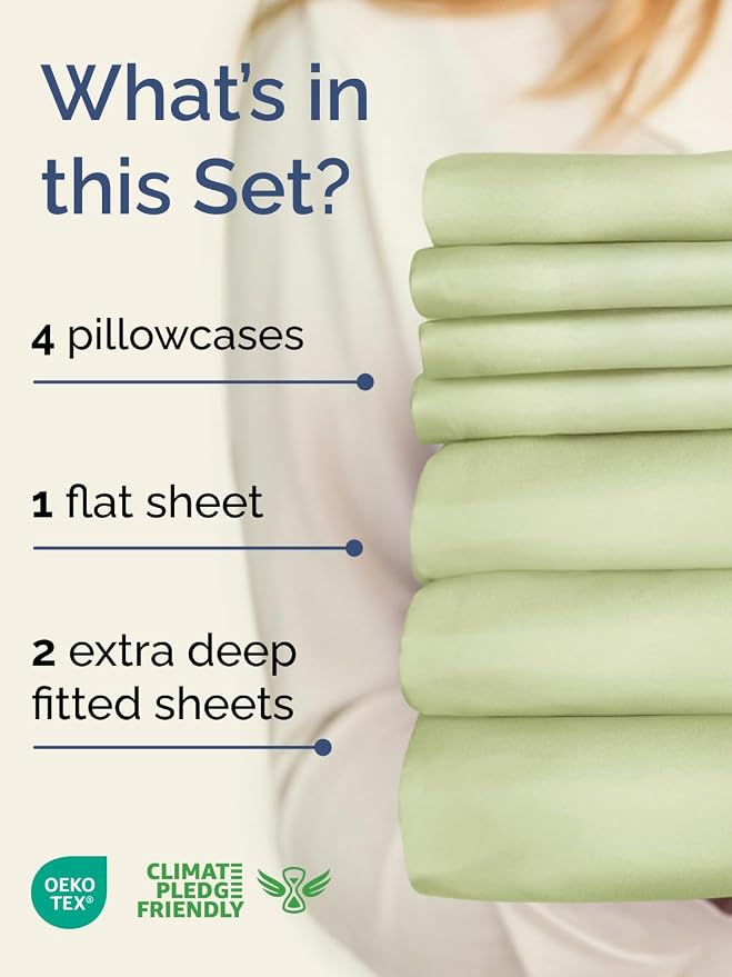 Extra Deep Split King Sheet Set - Image 2