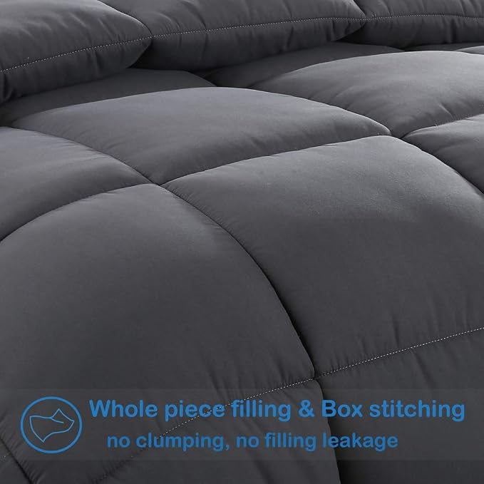 EASELAND Queen Size Down Alternative Comforter - Image 3