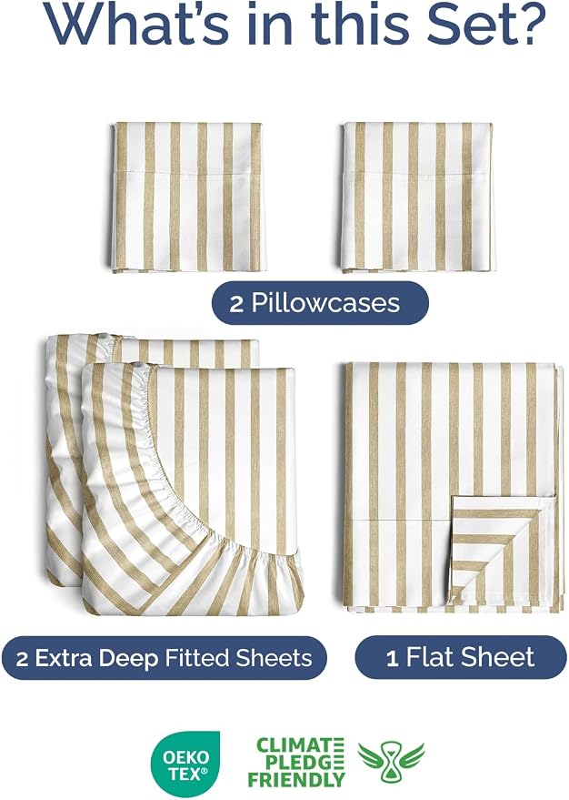 Extra Deep Split King Sheet Set - Image 2