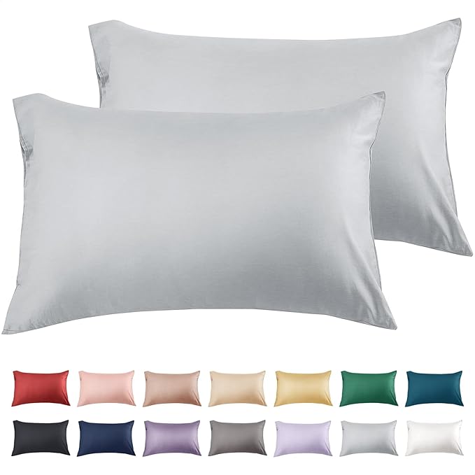 Warmstar Cotton Pillow Cases King Size Set of 2, 600 Thread Count Pillowcases by Warmstar