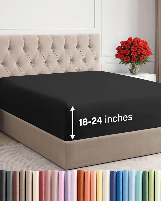Extra Deep King Fitted Sheet by CGKUnlimited