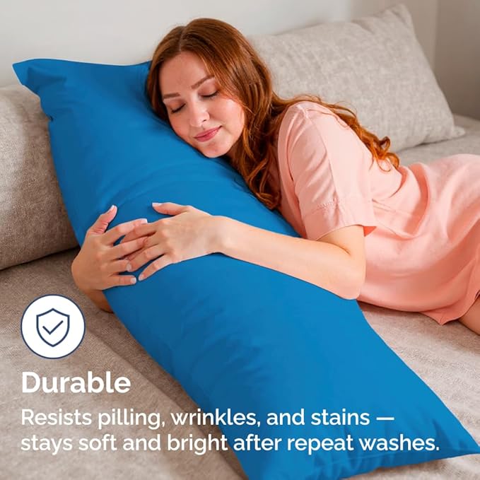Body Pillowcases Set of 4-20x54 Long Body Pillow Case - Image 4