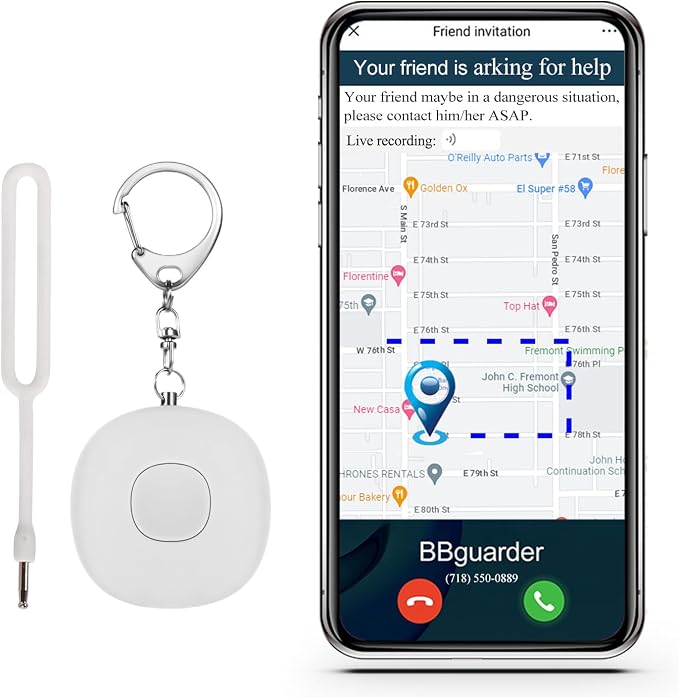 5-in-1 Smart Personal Safety Alarm by ZNYSMART