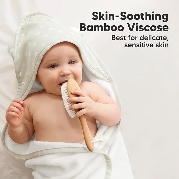 KeaBabies Hooded Baby Towel for Newborn - Image 3
