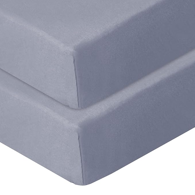 Biloban Crib Sheets Fitted, 2 Pack Crib Sheet Fits - Image 4