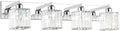 Aipsun Bathroom Light Fixtures Crystal Modern Vanity Lighting Fixtures 4 Light by Aipsun