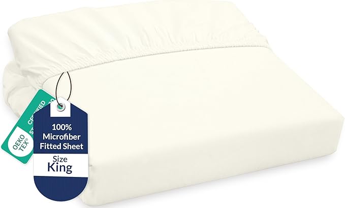 Royale Linens Fitted Sheet King by ROYALELINENS