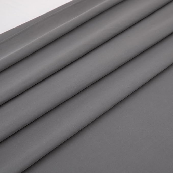King Flat Sheet Only， 108x102Inch Dark Gray - Image 4