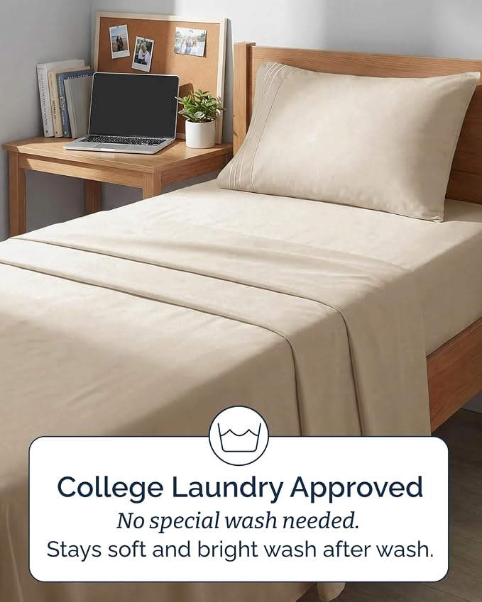 Twin XL Size 3 Piece Sheet Set - Image 6