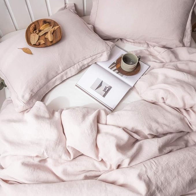 Simple&Opulence 100% Washed Linen Duvet Cover - Image 7