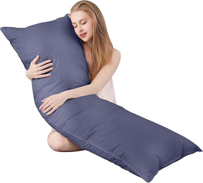Goose Down Feather Body Pillows by Bildenly
