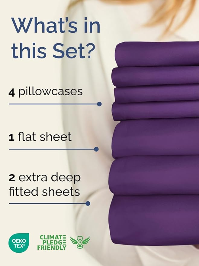 Extra Deep Split King Sheet Set - Image 2