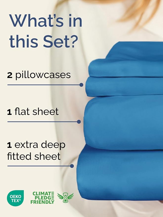 Extra Deep Twin Sheet Set - Image 2
