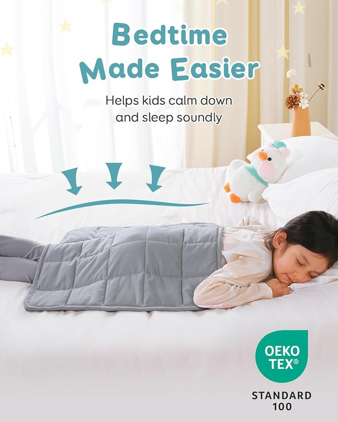 Topblan Weighted Lap Blanket 2 lbs, Summer Breathable Mini Weighted Lap Pad - Image 2
