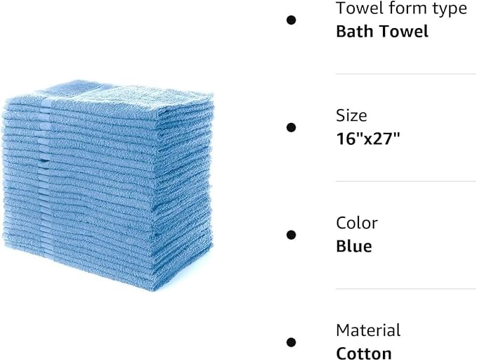 Simpli-Magic Cotton Hand Towels 16"x27" – Soft Towels - Image 3