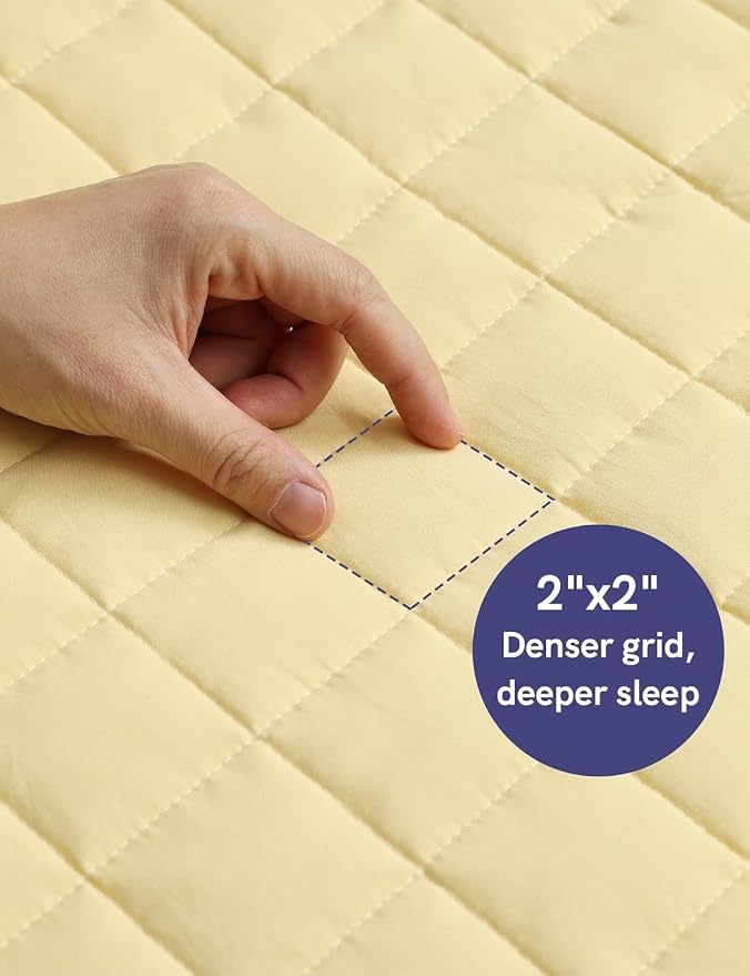 YnM 12lbs Weighted Blanket for Adults, Heavy Bed Throw Blanket - Image 8