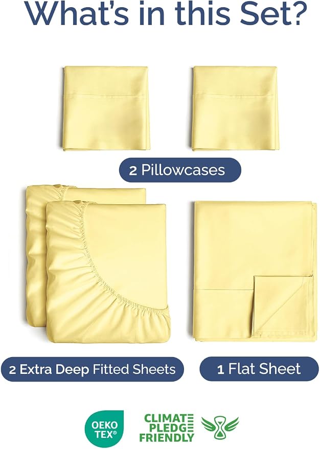 Extra Deep Split King Sheet Set - Image 2