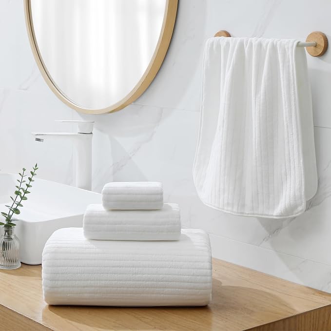 YTYC 39x78 Bath Sheets Extra Large Bath Towels Set - Image 4