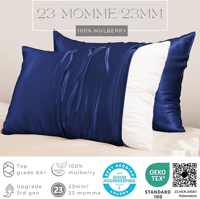 PROMEED 100% Mulberry Silk Pillowcase - Image 2