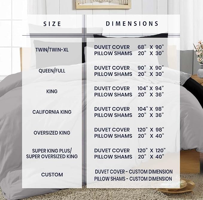 Kotton Culture 1 Pc King Size Duvet Cover Only -100% Egyptian Cotton 600 Thread - Image 3