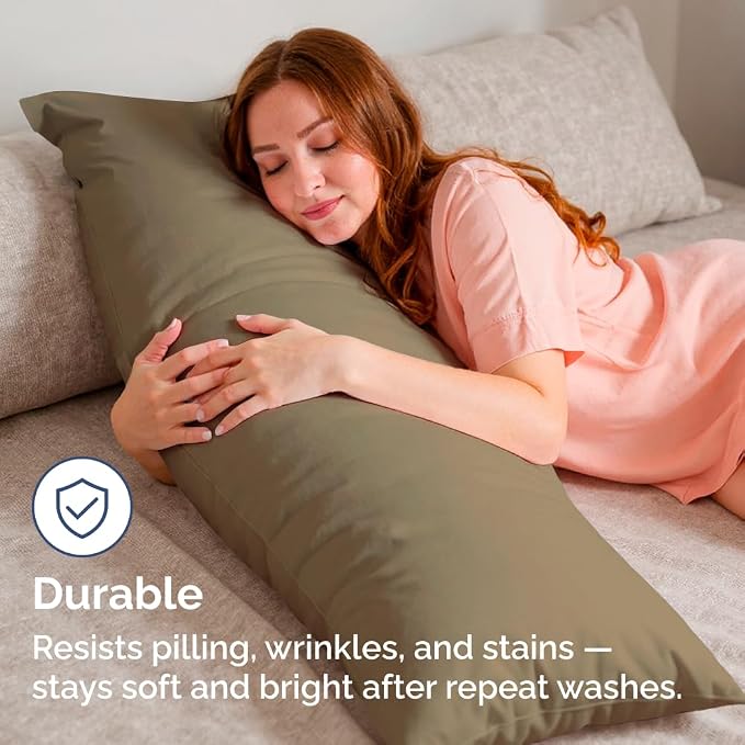 Body Pillowcases Set of 4-20x54 Long Body Pillow Case - Image 4