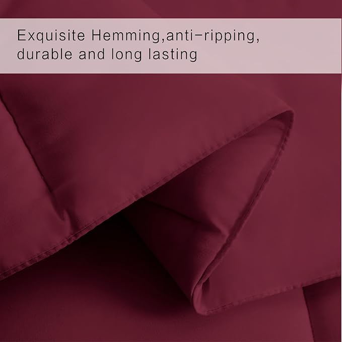 COHOME Premium Twin XL Size Comforter, All-Season Quilted Down Alternative - Image 4
