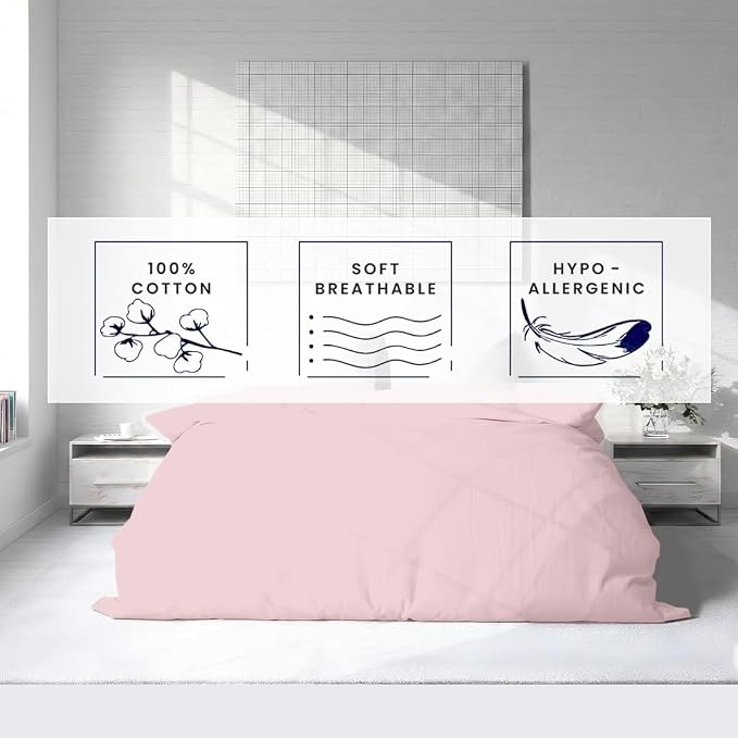 Kotton Culture 3 Pc Duvet Cover King Size Set-100% Egyptian Cotton 600 Thread - Image 5