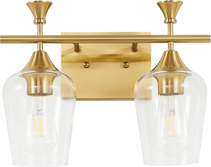 Bathroom Light Fixtures, Brushed Gold Vanity Lights - Image 9