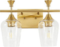 Bathroom Light Fixtures, Brushed Gold Vanity Lights by BringBrightnesstoYourLife