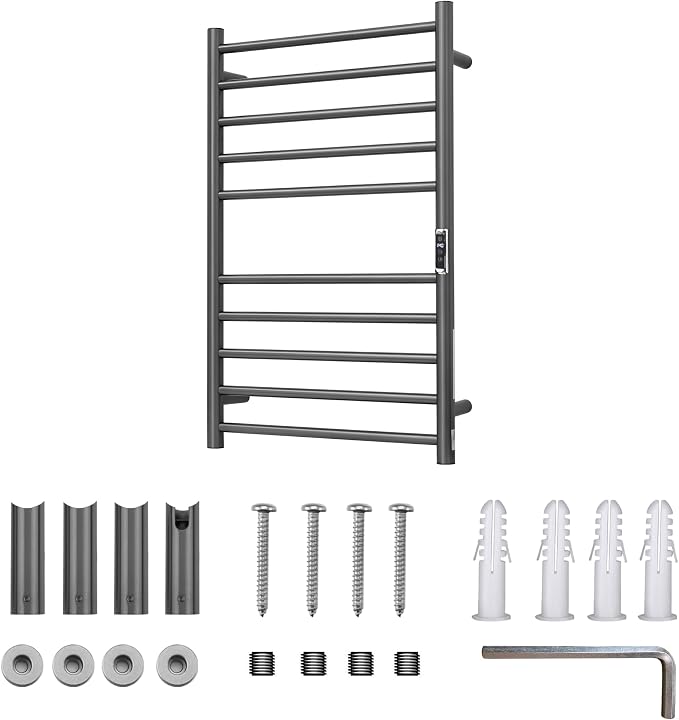 Heated Towel Racks for Bathroom, Wall Mounted Electric Towel Warmer Racks - Image 7