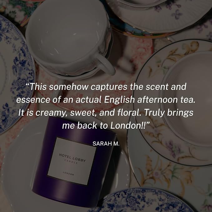 Hotel Lobby London Candle – Luxury Hand-Poured 9.75oz Soy Wax - Image 6