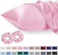 King Satin Pillowcase for Hair 2pc, Similar to Silk Pillow Cases, for Women Men by Vielit