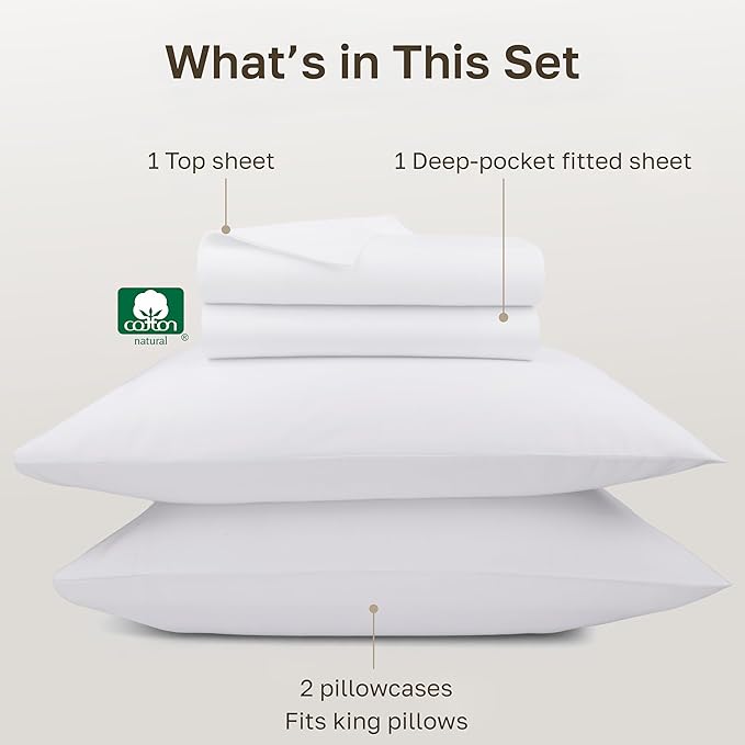 California Design Den King Size Sheets Set - Image 4