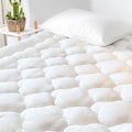 GRT Queen Size Mattress Pad Rayon from Bamboo, Extra Thick Quilted Fitted by GRT
