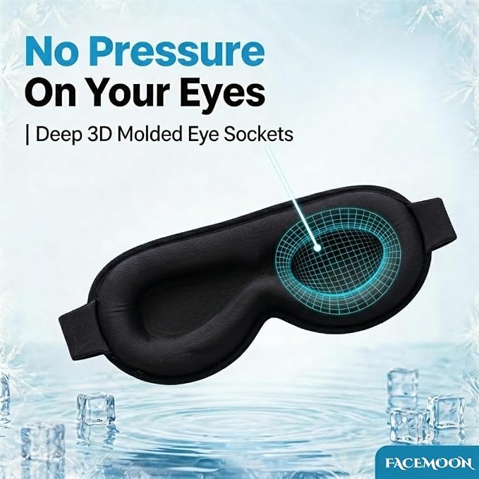 3D Cooling Gel 6oz Weighted Eye Mask - Image 5