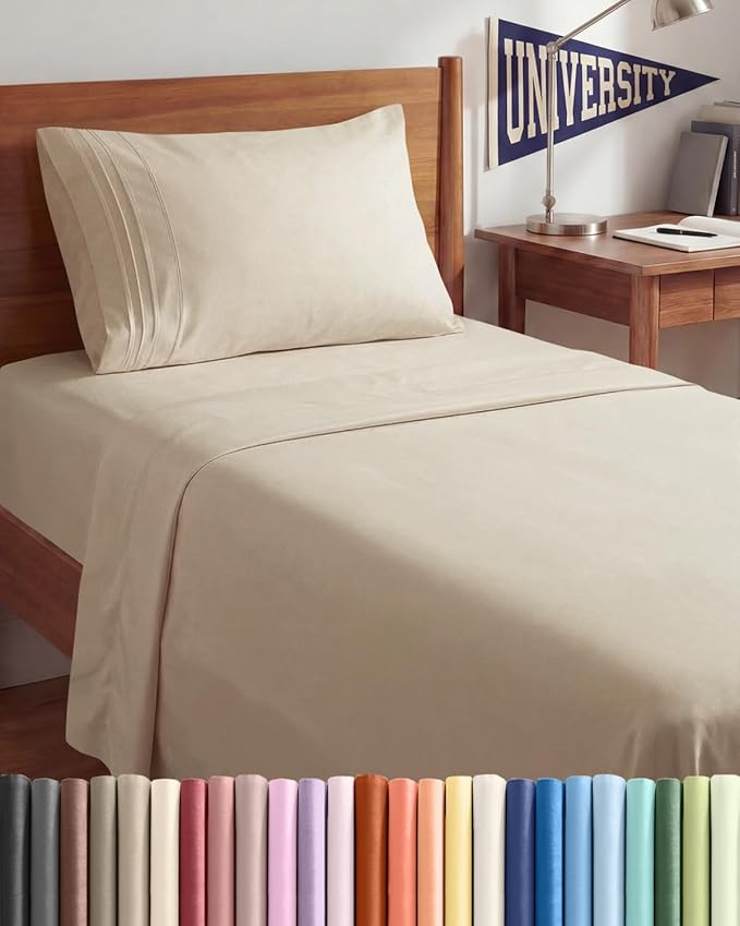 Twin XL Size 3 Piece Sheet Set by CGKUnlimited