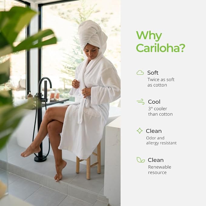 Cariloha Bath Towel | Stone |28"x54" | Turkish Cotton & Viscose Material Blend - Image 6