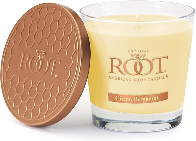 Root Candles Scented Candles Honeycomb Beeswax Blend Premium Handcrafted Candle by RootCandles